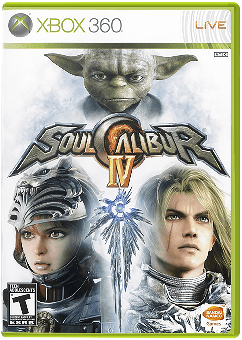 Soul Calibur IV box art for Xbox 360